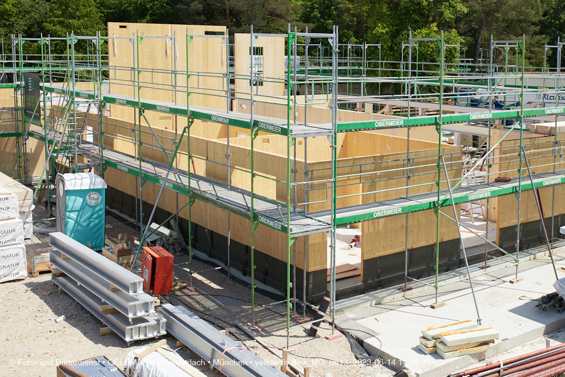 15.06.2023 - Neubau des Kindergartens und Hort für Kinder in der Quiddestraße in Neuperlach